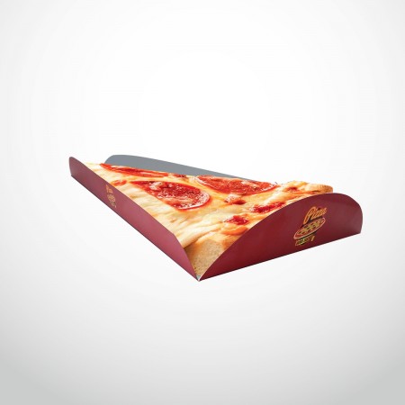 Embalagem Pizza Fatia triangular (24 x 16,5 cm) Personalizada