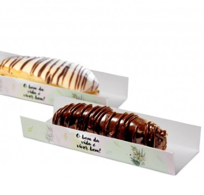 Base Laminada para Eclair, Bombas e Doces (13 cm) - 100 unidades
