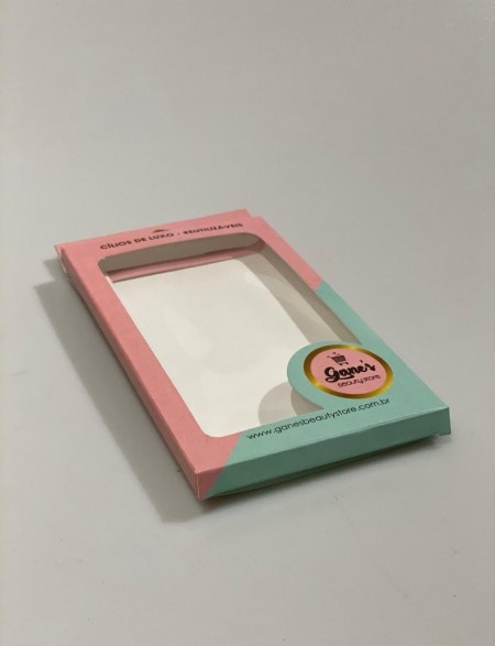 Embalagem Expositora para Cílios (15,5 x 9,5 x 1 cm) Personalizada