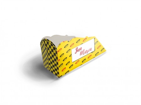 Embalagem p/ Hot Dog (13,5 x 4 x 5,5 cm) Personalizada