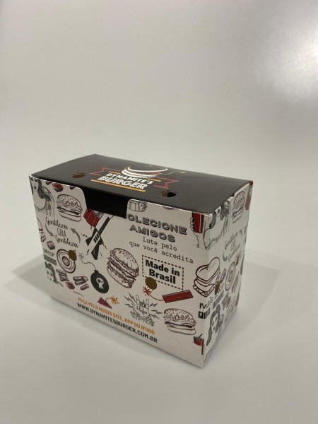 Embalagem p/ frituras P (12 x 6 x 9 cm) Personalizada