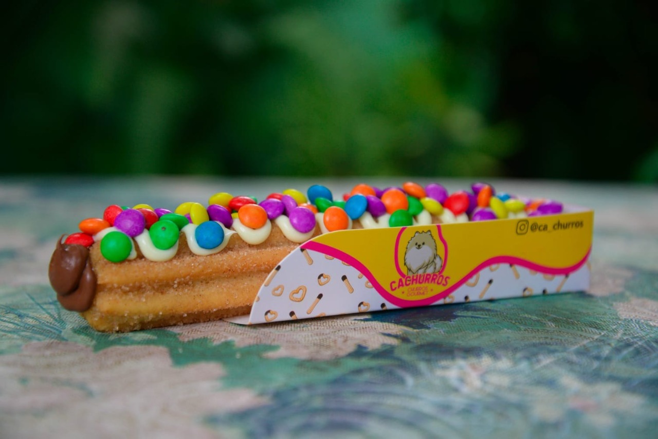 Embalagem Base para Churros (14 x 4 x 3 cm) Personalizada