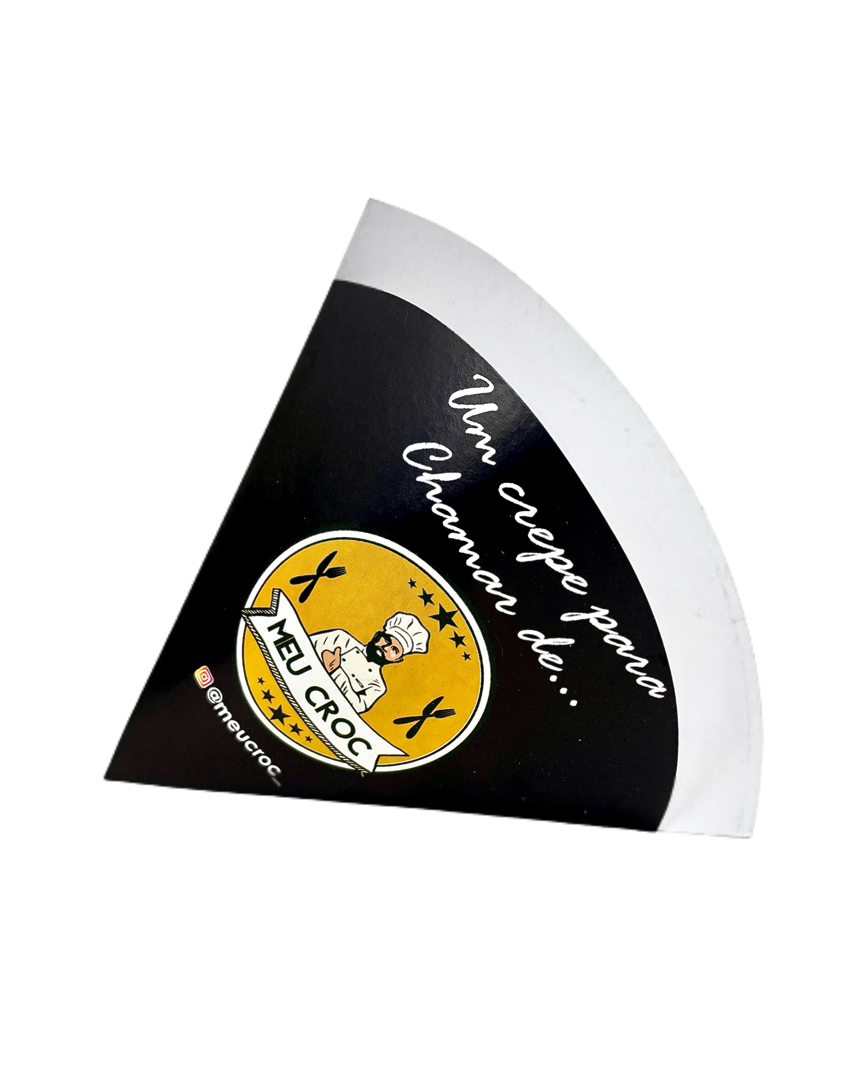 Embalagem Cone para Crepe (16 x 15,5 cm) Personalizada
