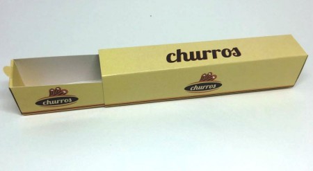 Embalagem para Churros Delivery Gourmet (17 x 3 x 3,5cm) Personalizada