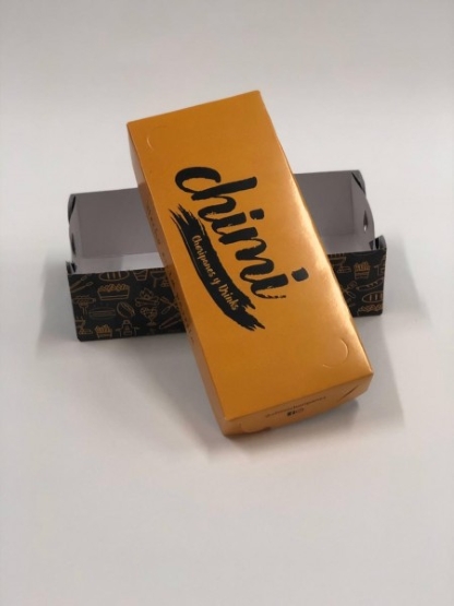 Embalagem Choripan, Baguete, Hot dog (21 x 9 x 6 cm) Personalizada