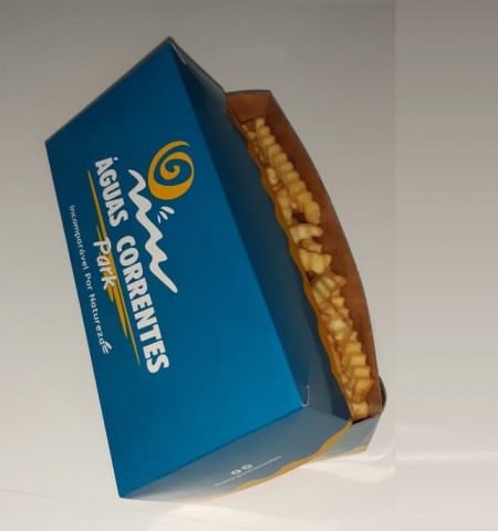 Embalagem tampa e fundo tipo bandeja Multiuso com tampa (20 x 9 x 5cm) Personalizada