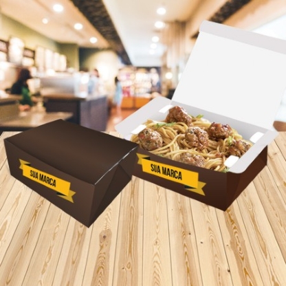 Embalagem Antivazamento Delivery (35 x 30 x 8cm) Personalizada