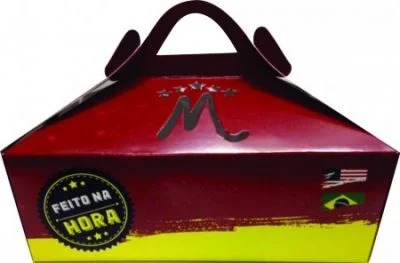 Embalagem Maleta Delivery (18 x 13 x 10 cm) - Personalizada