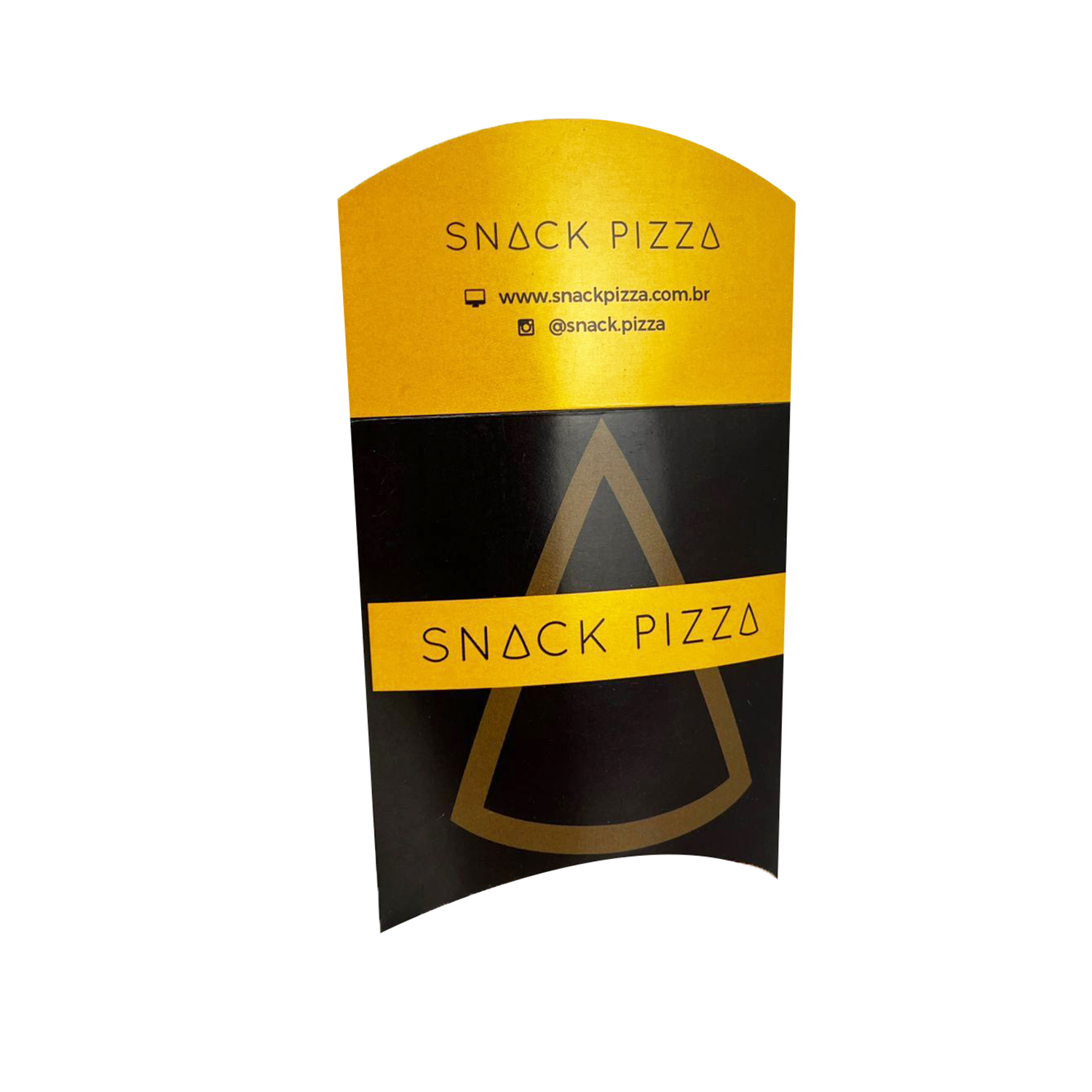 Embalagem Pizza envelope Wrap (8 x 2,5 x 7,7 cm) Personalizada