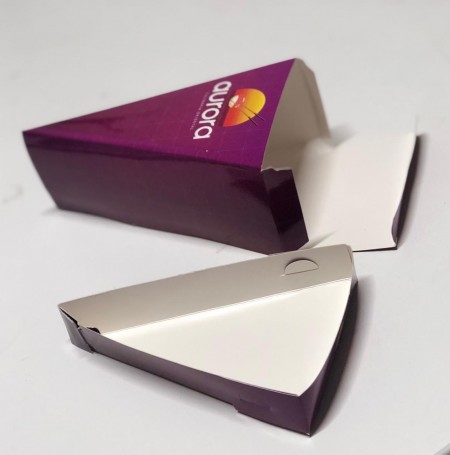 Embalagem Caixa de Temaki p/ Viagem com Berço (16,7 x 10 x 6 cm) Personalizada
