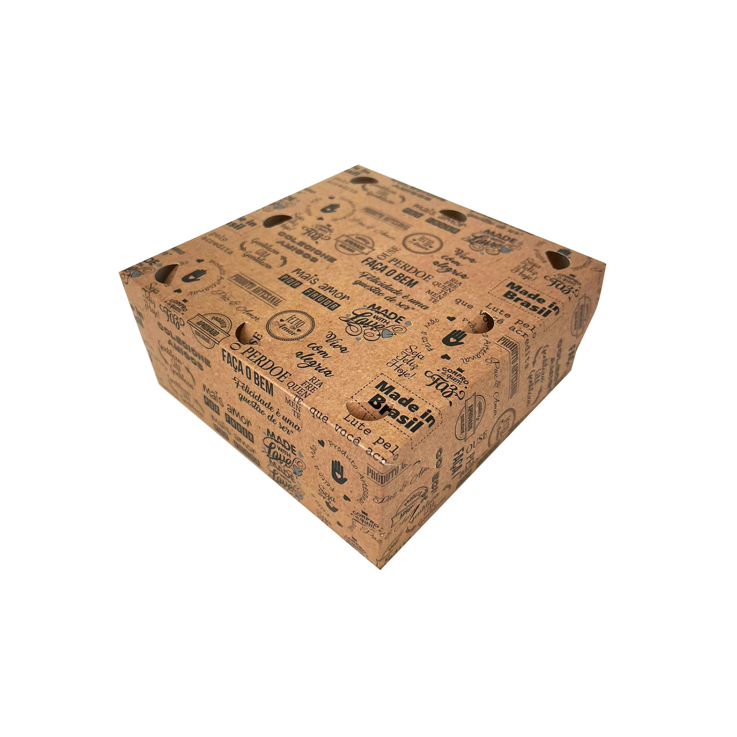 Embalagem Delivery Frituras M 800g (18 x 18 x 8 cm) - 50 Unidades