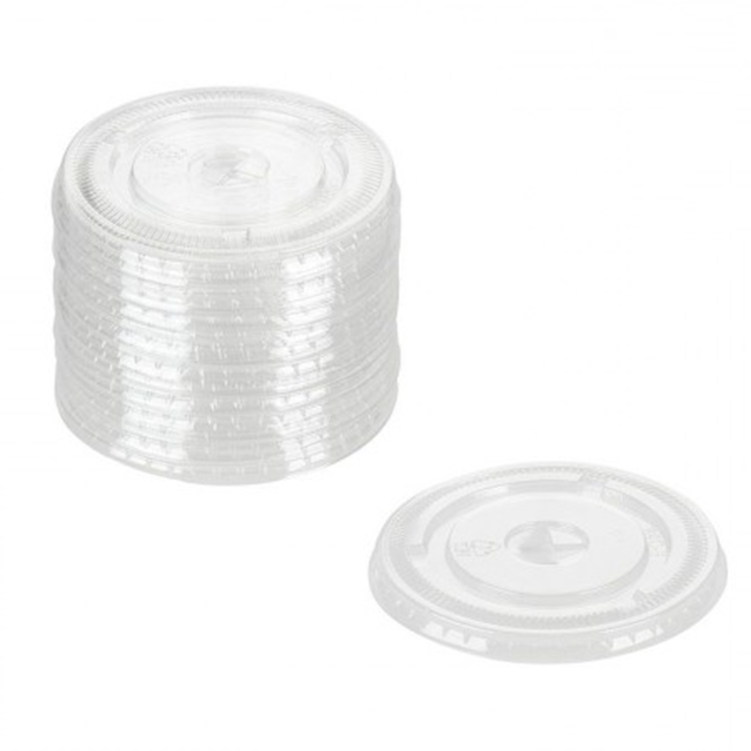 Tampa para copo 440/500 ml com furo p/ Canudo