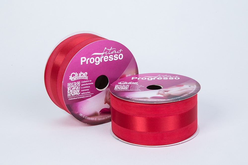 Fita Voal c/ Cetim VCE009 38 mm 10 Metros