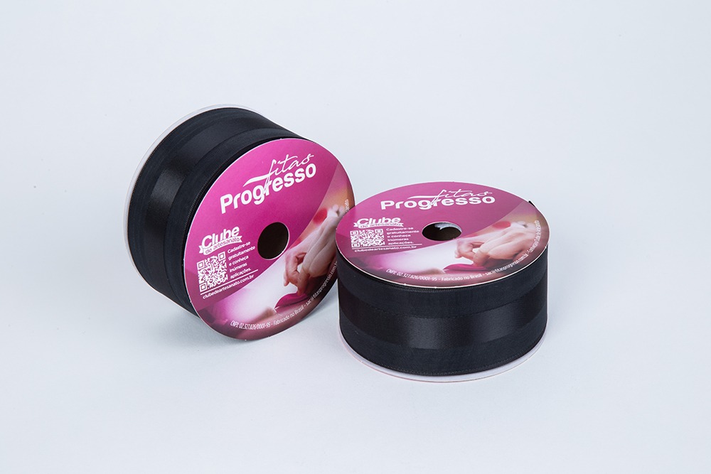 Fita Voal c/ Cetim VCE009 38 mm 10 Metros