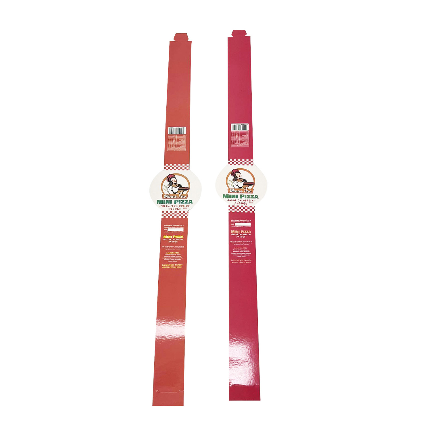 Cinta Para Caixa de Mini Pizza (50 x 7 cm) Personalizada