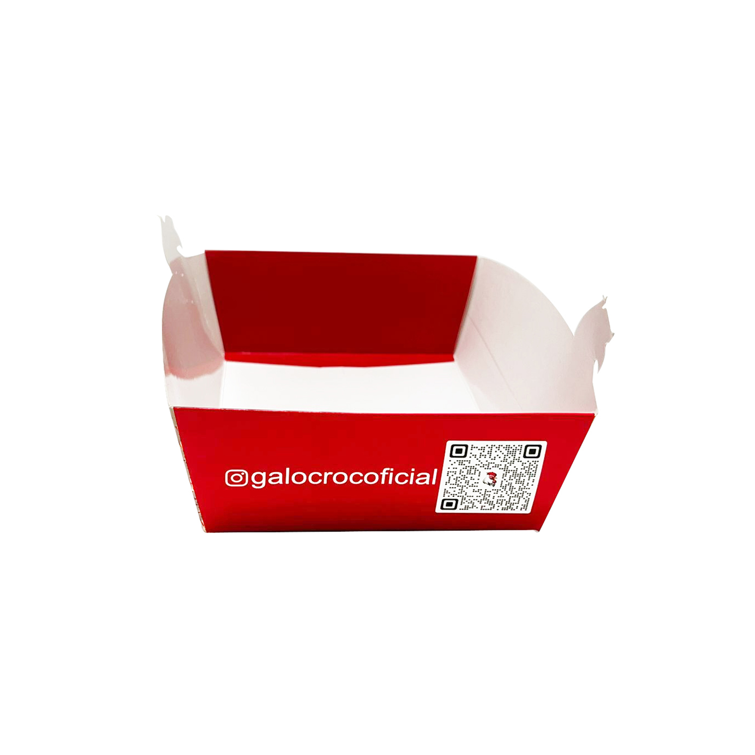 Embalagem Barca Para Porções c/ Laminação Interna (15 x 10 x 5,5 cm) Personalizada