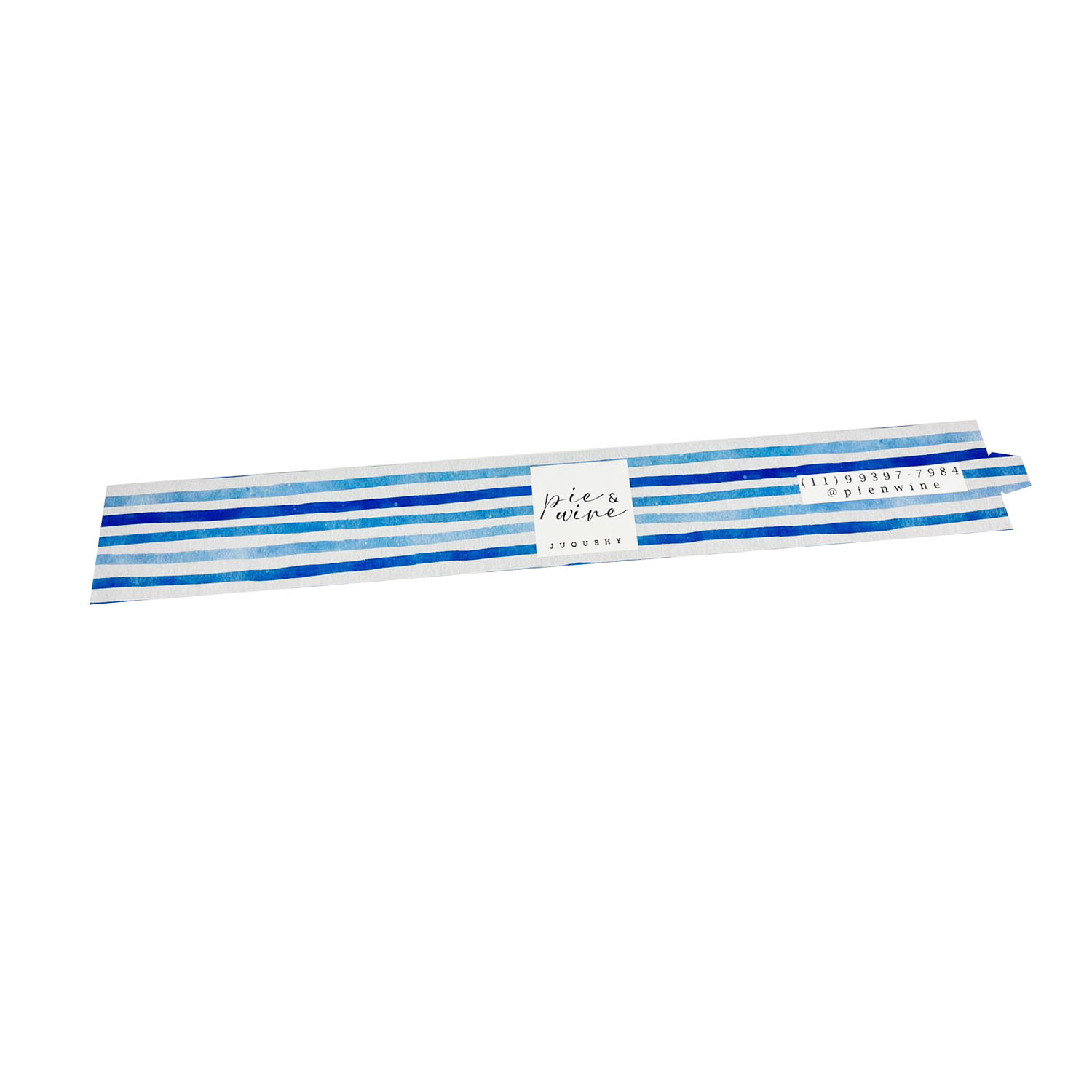 Cinta Para Caixa de Torta c/ Laminação (57 x 7,5 cm) Personalizada