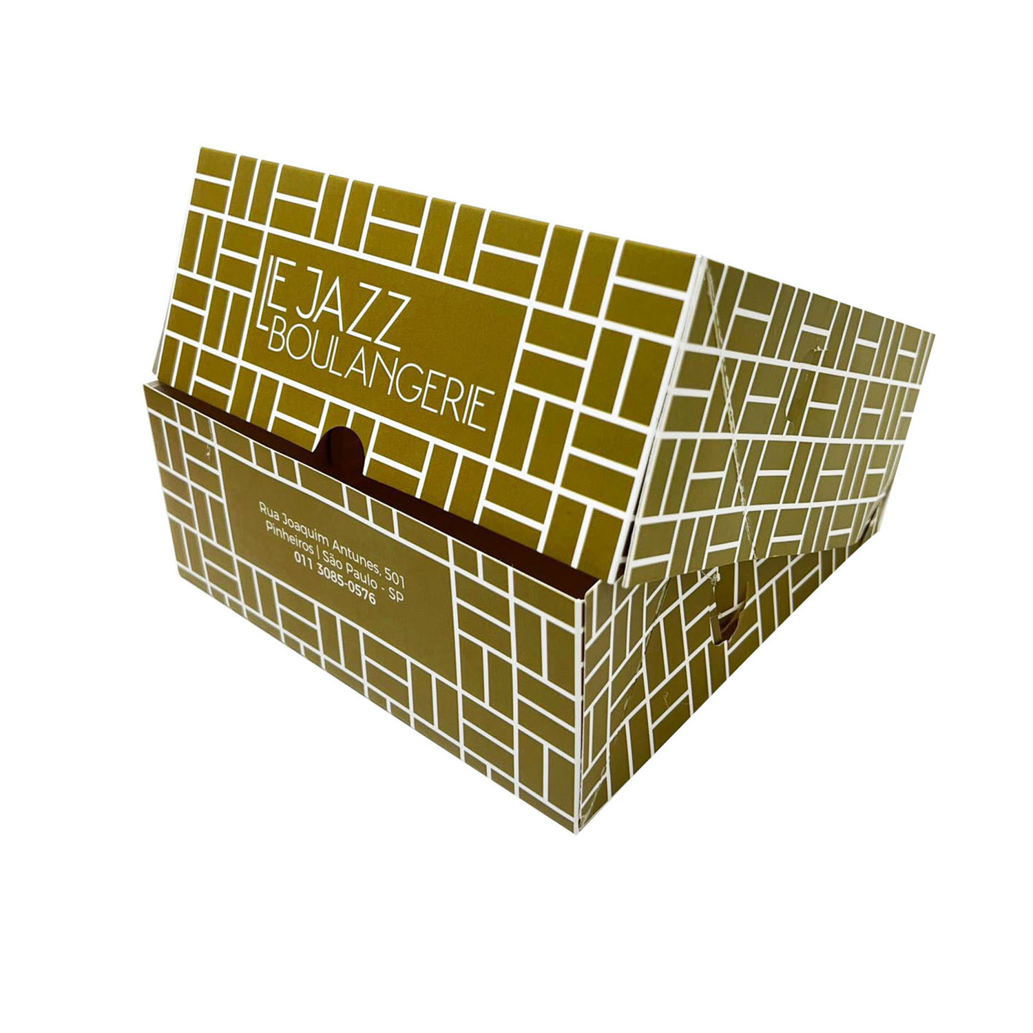 Embalagem Multiuso para Doces e Salgados (18 x 18 x 7,5 cm) Personalizada