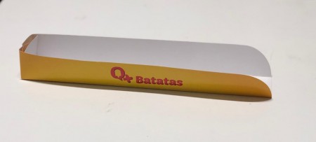 Embalagem para Batata espiral Personalizada 30 x 5 x 3,5 cm