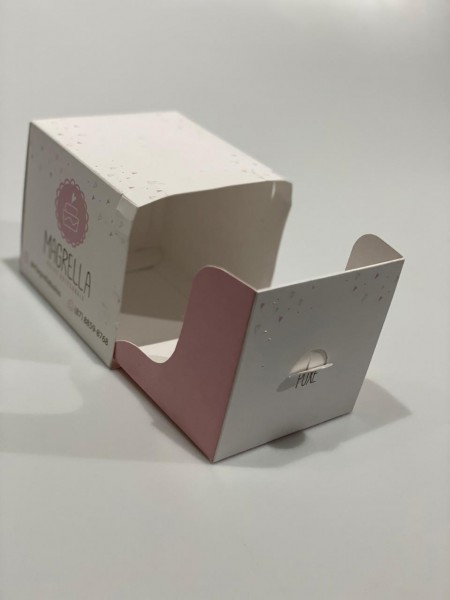 Embalagem para Mini Bolo (8 x 8 x 8 cm) Personalizado