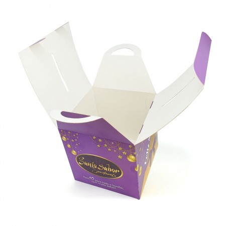 Caixa para Panetone 300gr (12 x 12 x 12 cm) Personalizado