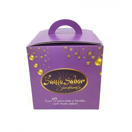 Caixa para Panetone 300gr (12 x 12 x 12 cm) Personalizado