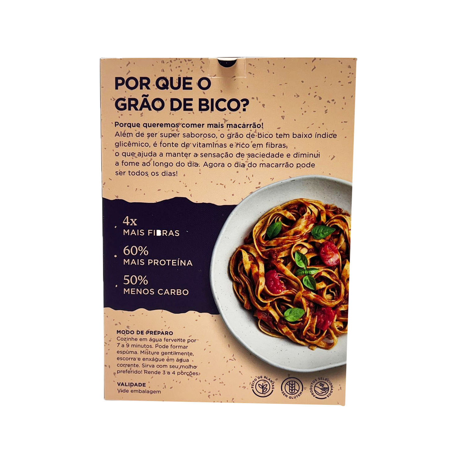 Embalagem Para Massa, Macarrão (14 x 6,5 x 19,5 cm) Personalizada