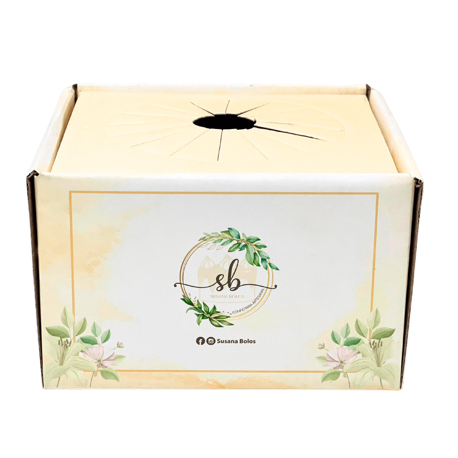 Suporte c/ Berço p/ Taça Sobremesa (16 x 16 x 10 cm) Personalizada