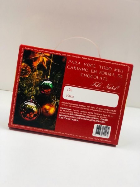 Embalagem Kit Barra de Chocolate (17 x 12,6 x 1,3 cm) Personalizada