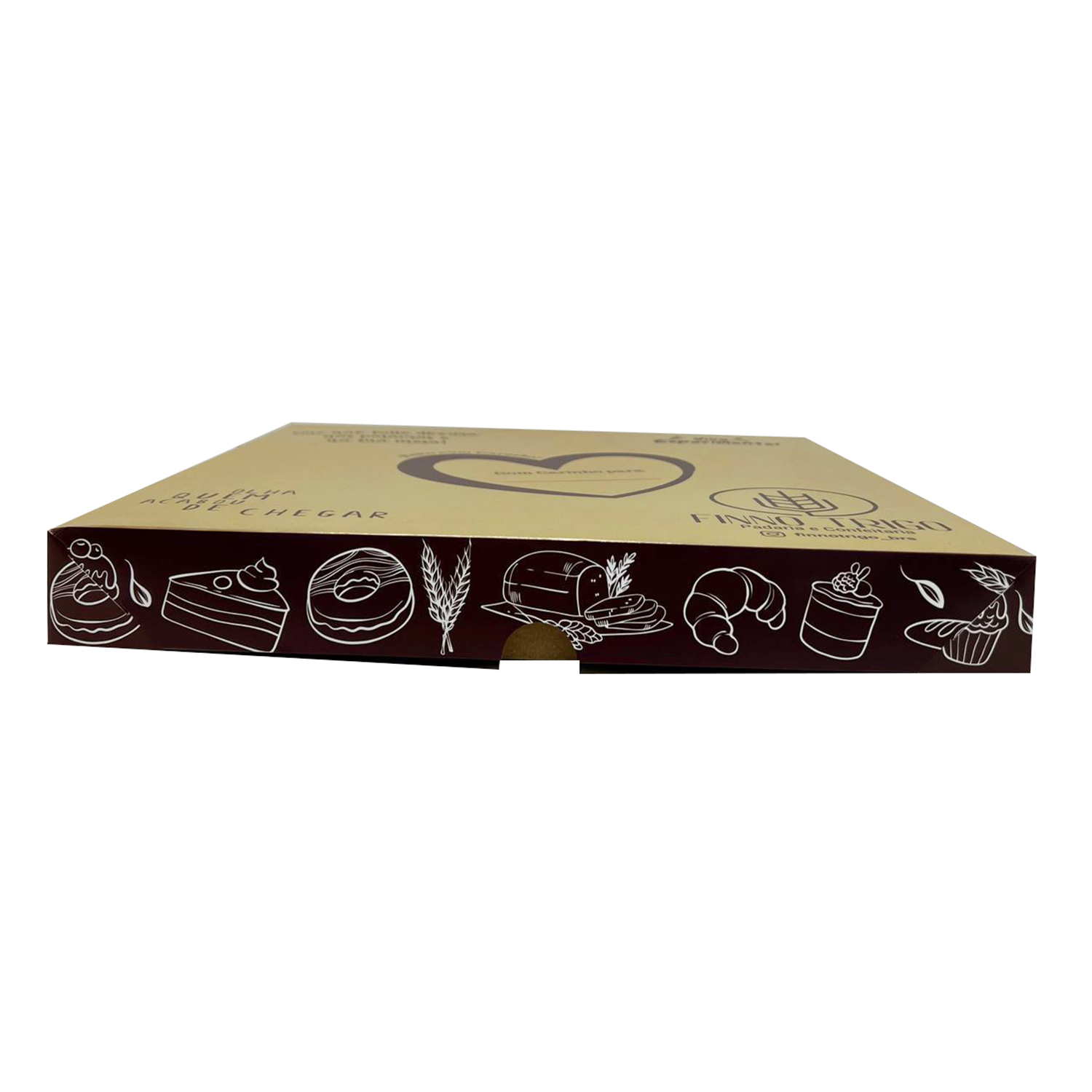 Embalagem Multiuso para Doces e Salgados MT206 (33,5 x 32 x 4 cm) Personalizada