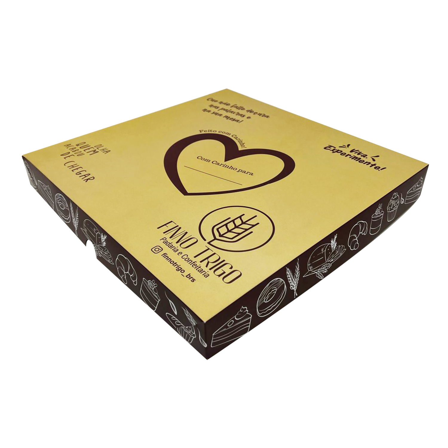 Embalagem Multiuso para Doces e Salgados MT206 (33,5 x 32 x 4 cm) Personalizada