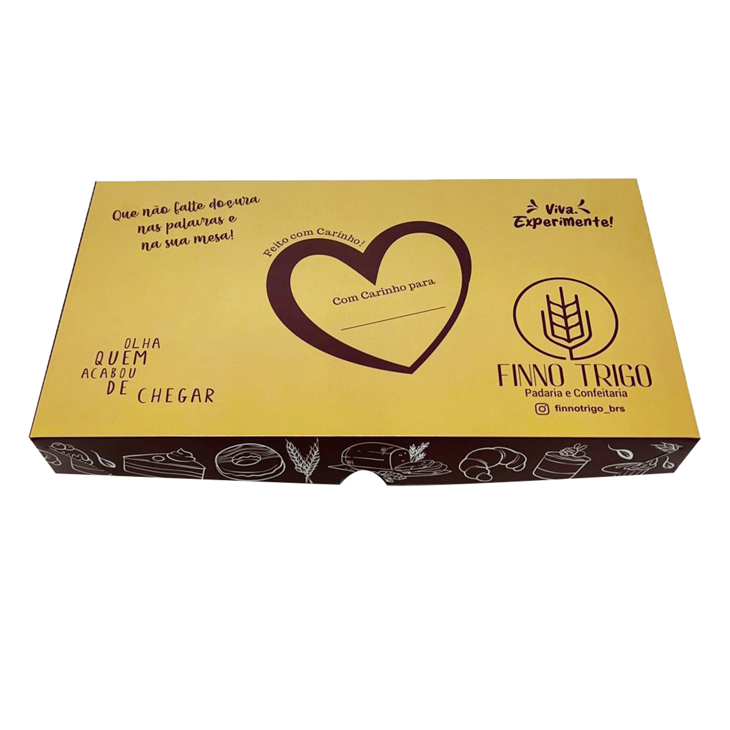 Embalagem Multiuso para Doces e Salgados MT205 (34 x 18,5 x 4 cm) personalizada