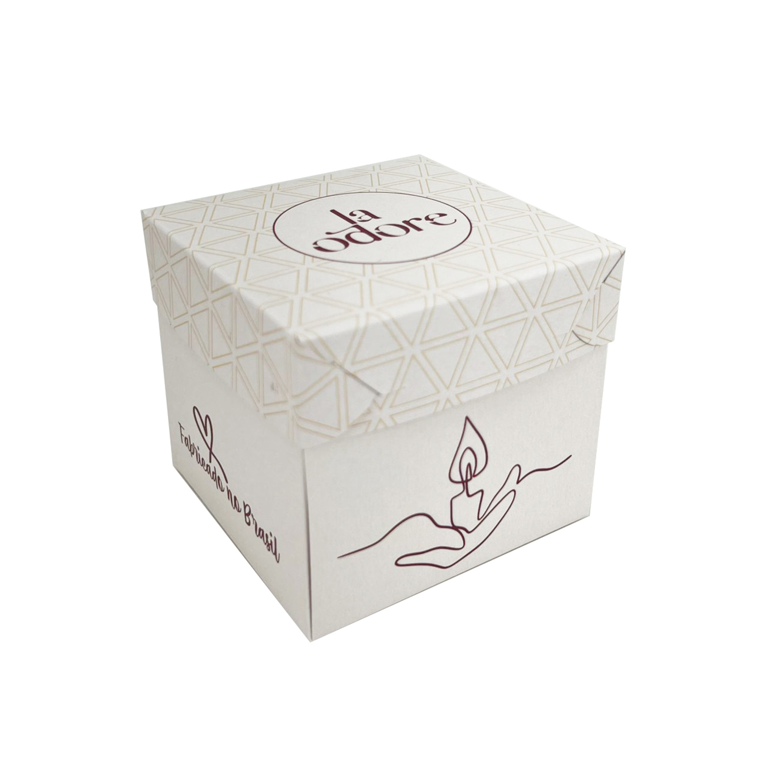 Embalagens para Vela (8,5 x 8,5 x 7 cm) Personalizada