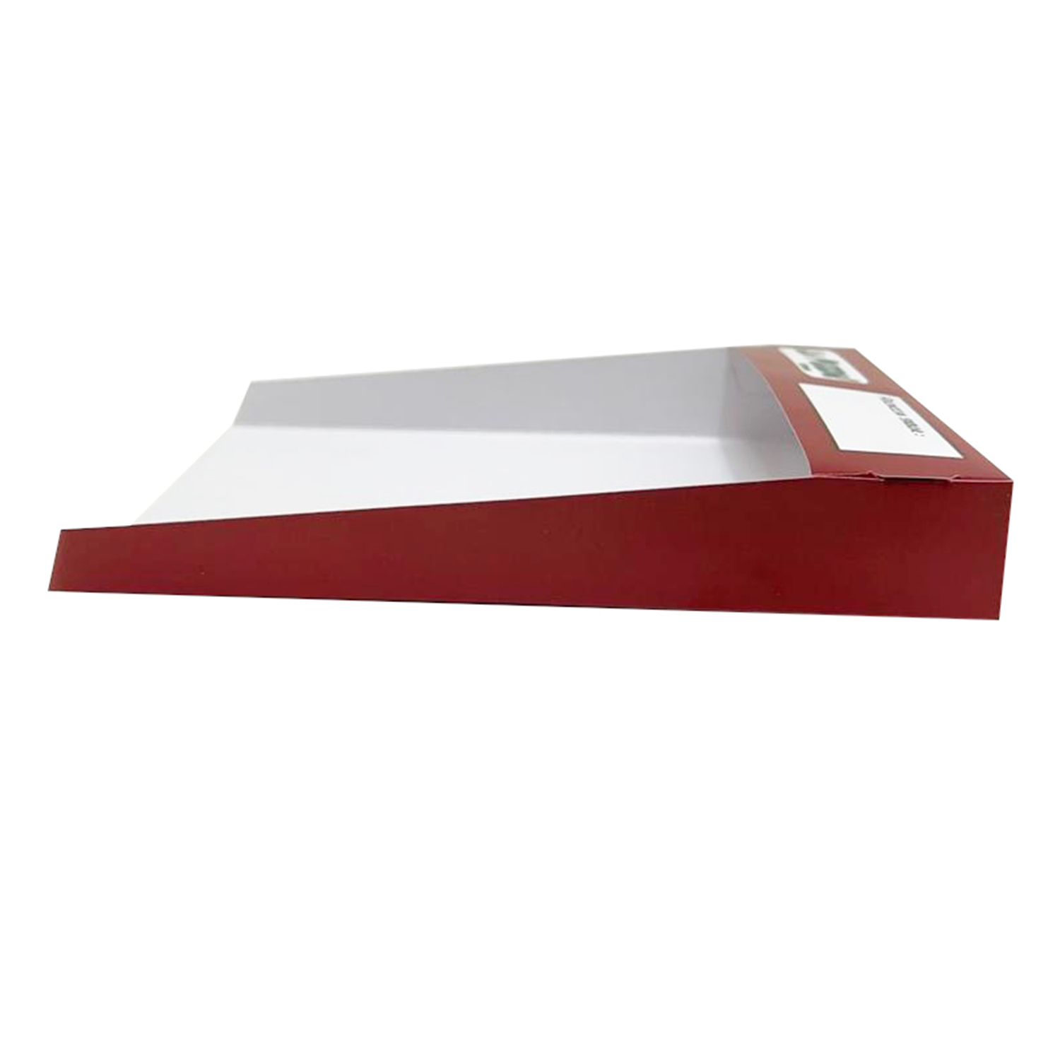 Embalagem Fatia de pizza retangular (15 x 20 cm) Personalizada
