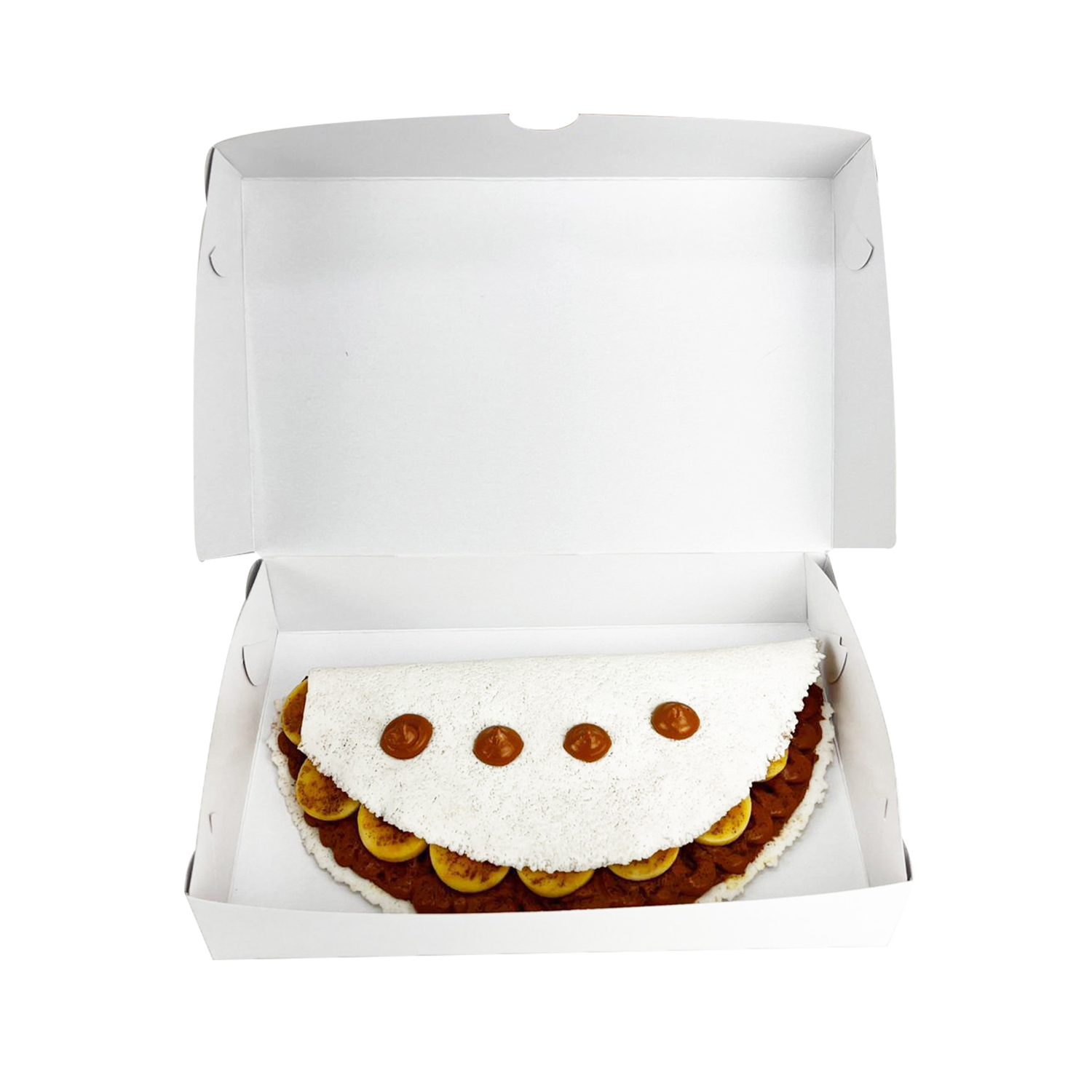 Caixa para tapioca e omelete (19 x 12 x 4 cm) personalizada