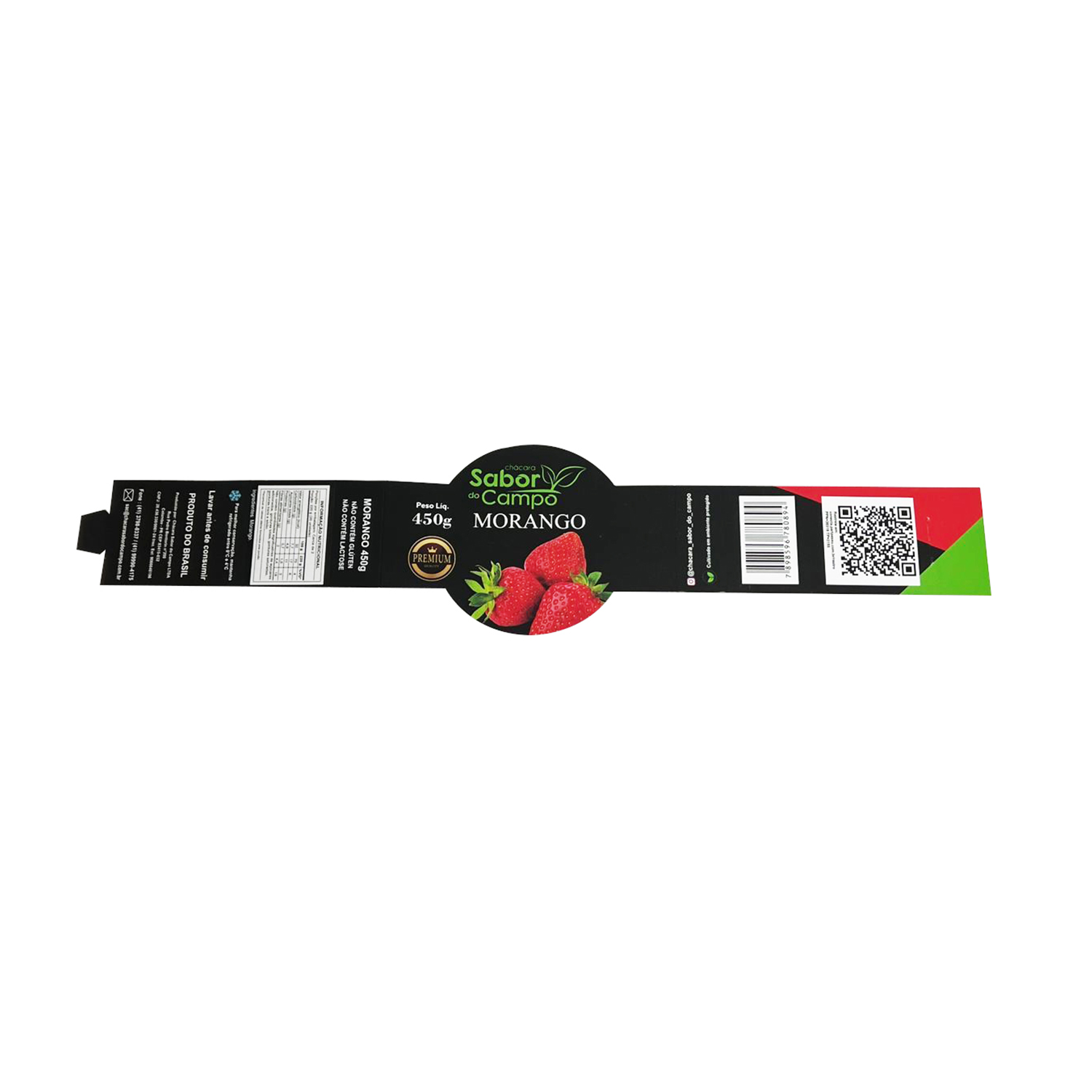 Cinta Para marmita c / laminaçao interna e externa ( 37 x 9 ) personalizada
