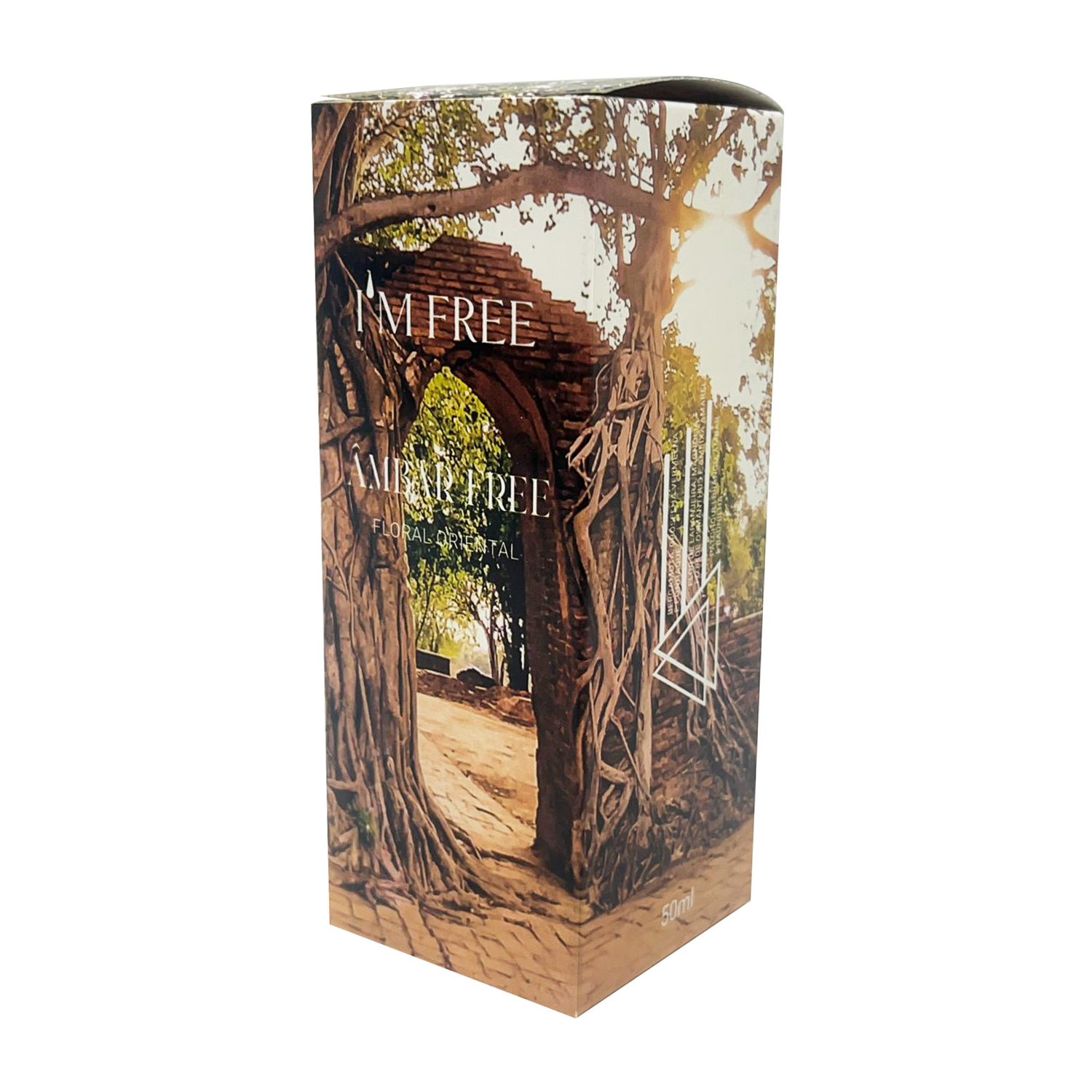Embalagem para Perfume (4,6 x 4,6 x 11,8 cm) Personalizada