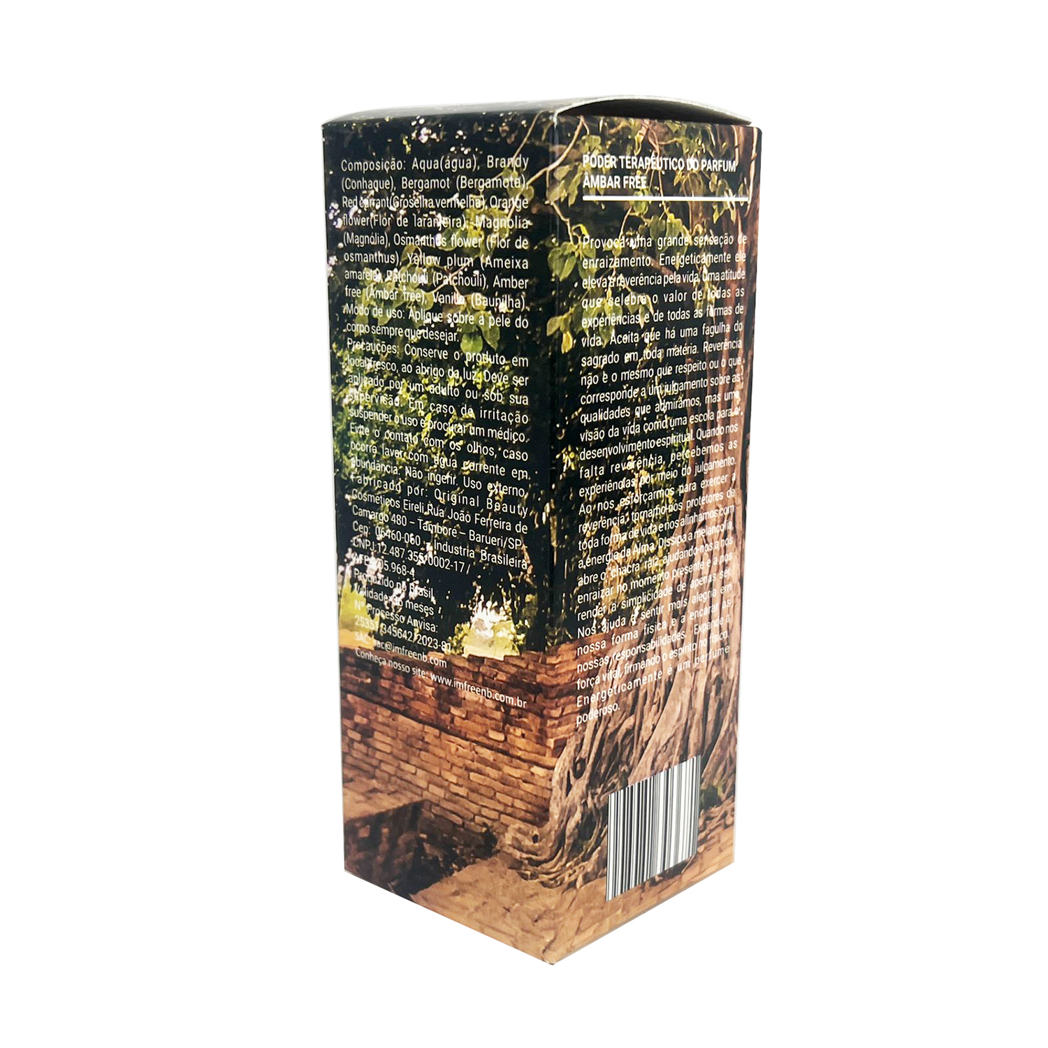 Embalagem para Perfume (4,6 x 4,6 x 11,8 cm) Personalizada