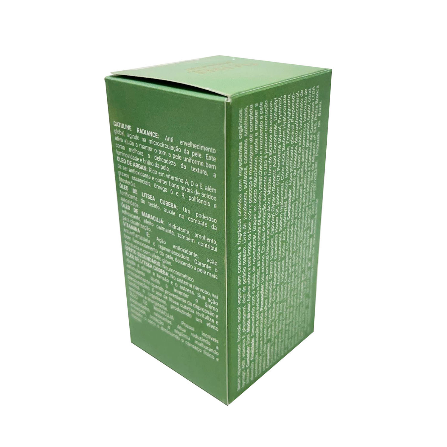 Embalagem para Sérum (4,5 x 4,5 x 9 cm) Personalizada