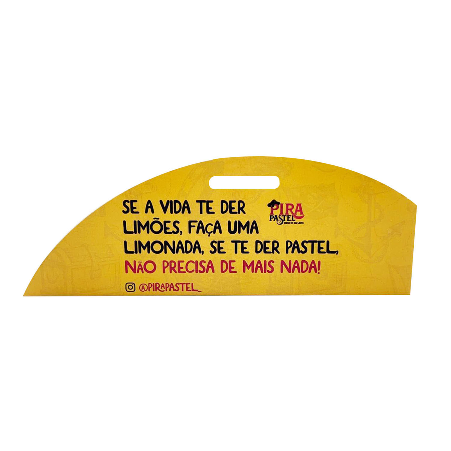 Embalagem Suporte p/ Pastel (17 x 5 x 3 cm) Personalizada