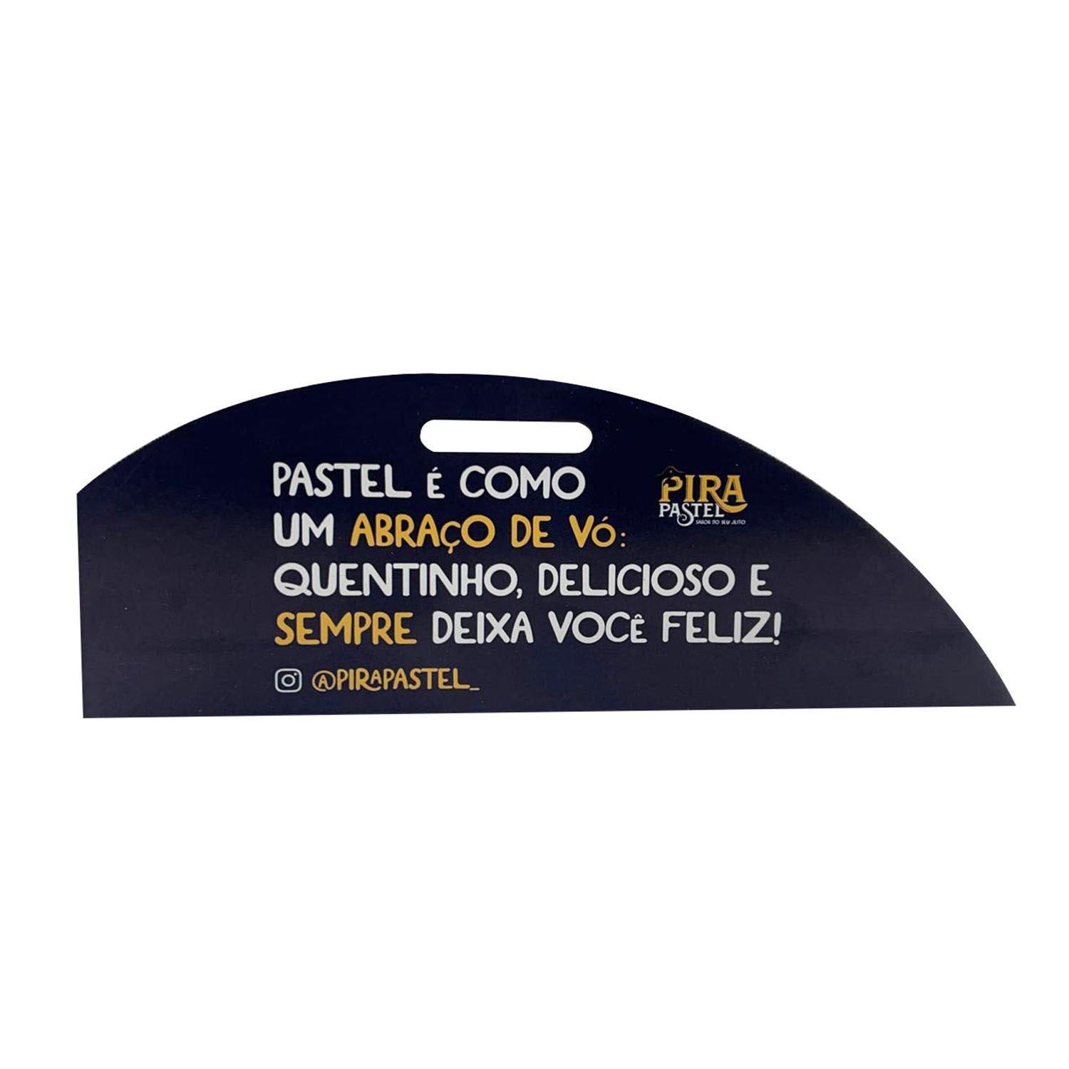 Embalagem Suporte p/ Pastel (17 x 5 x 3 cm) Personalizada
