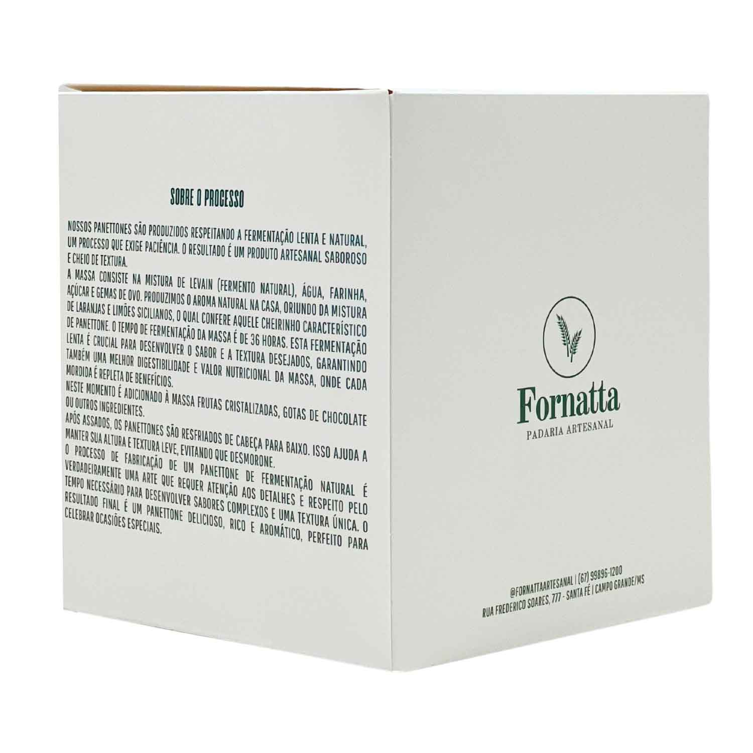 Embalagem para Panetone (16 x 16 x 18 cm) Personalizado