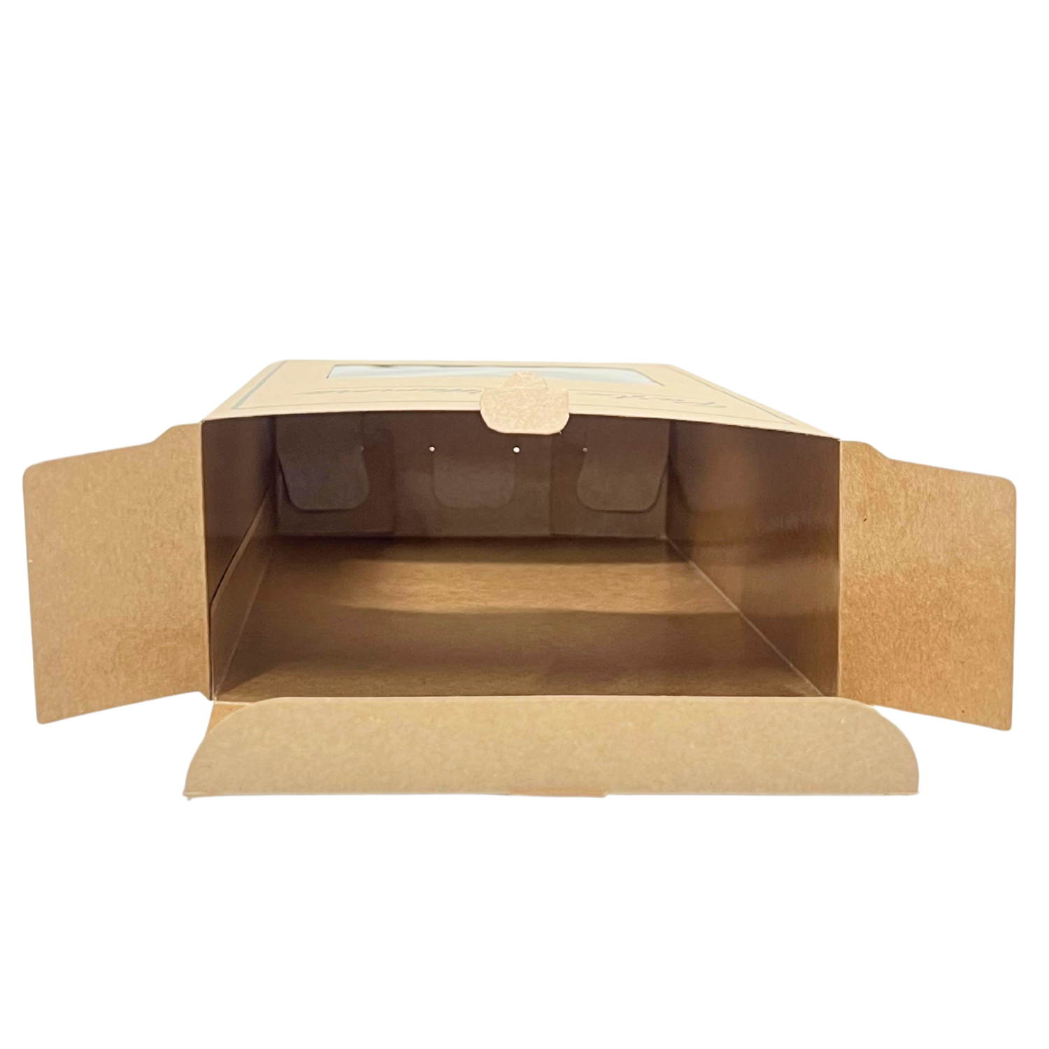 Embalagem Para Massas artesanais c/ Visor Vazado (14,5 x 6,5 x 25 cm) Personalizada