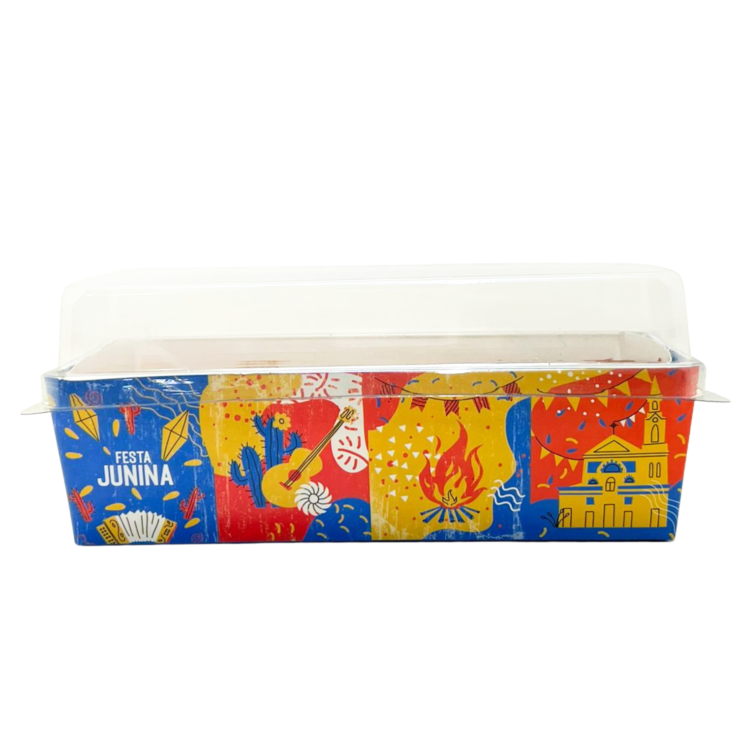 Forma Forneável 390g COM tampa para Bolo Caseirinho, Inglês, Pão - 100 unidades