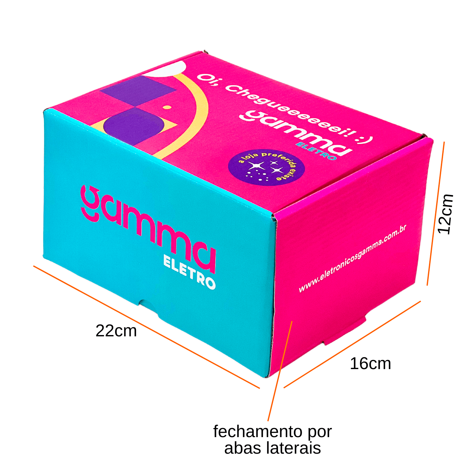 Caixa Empastada E-commerce (22 x 16 x 12 cm) Personalizada
