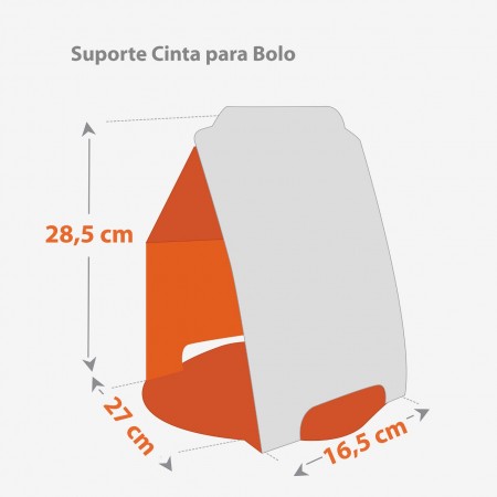 Cinta suporte p/ Transporte de Bolo/ tortas Empastado (82 x 27 cm) Personalizado