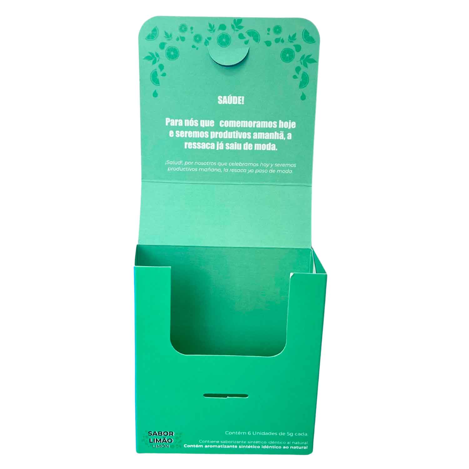 Embalagem para Suplemento (8 x 3 x 9 cm) Personalizado