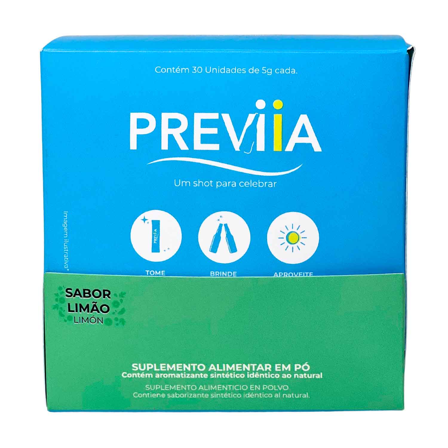 Embalagem para Suplemento (10 x 7,5 x 10 cm) Personalizado