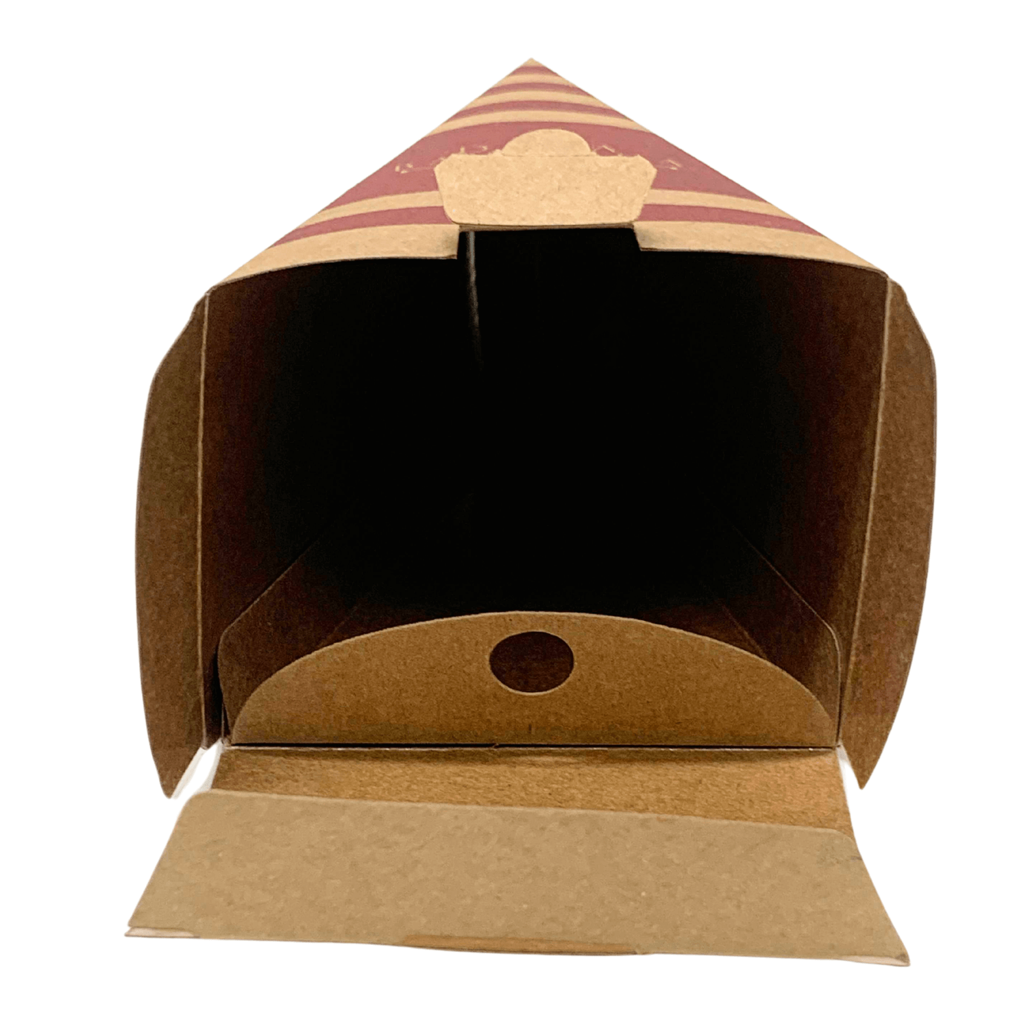Embalagem Bolo Fatia c/ Berço (16,9 x 10 x 8 cm) Personalizada
