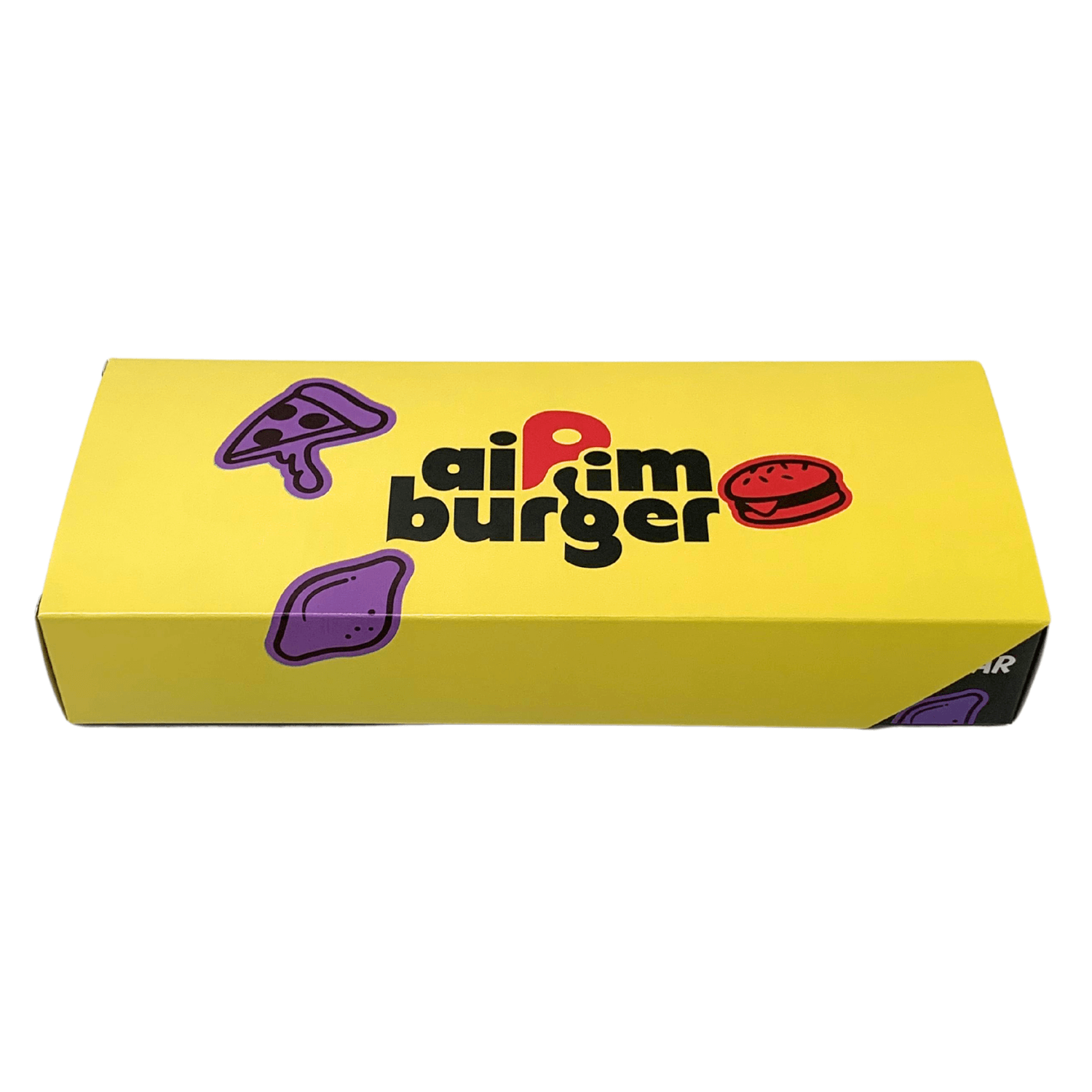 Embalagem Gaveta Para Pizza retangular (25 x 10 x 4 cm) Personalizada